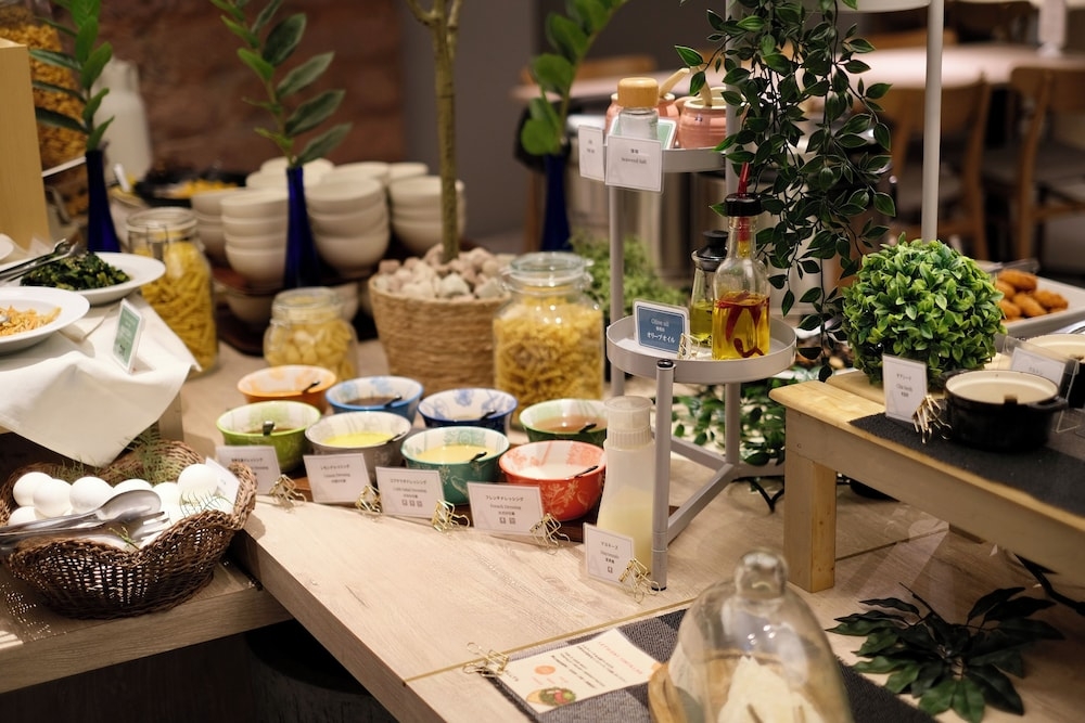 뷔페 아침 식사