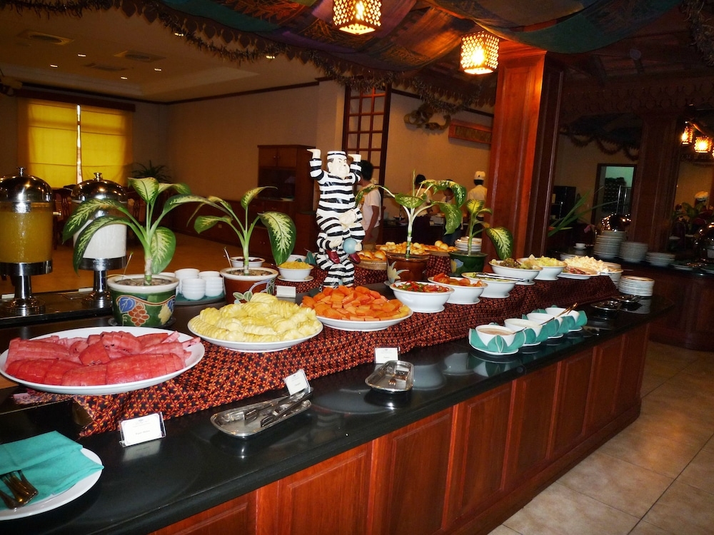 뷔페 아침 식사