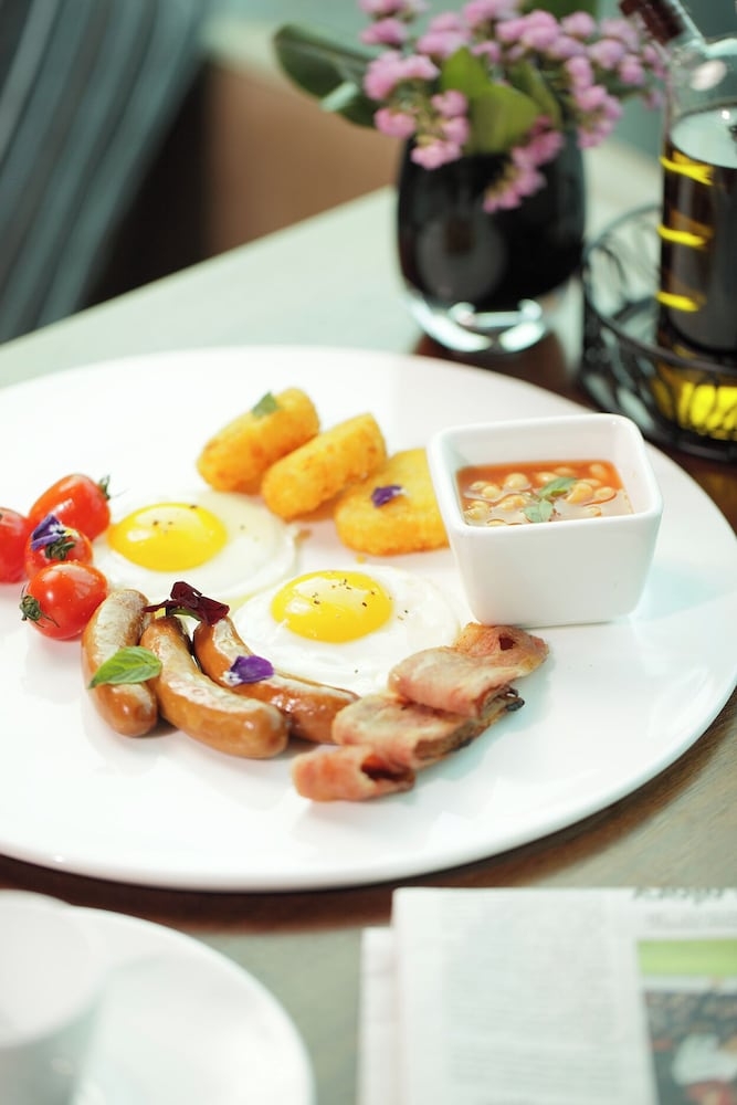 뷔페 아침 식사