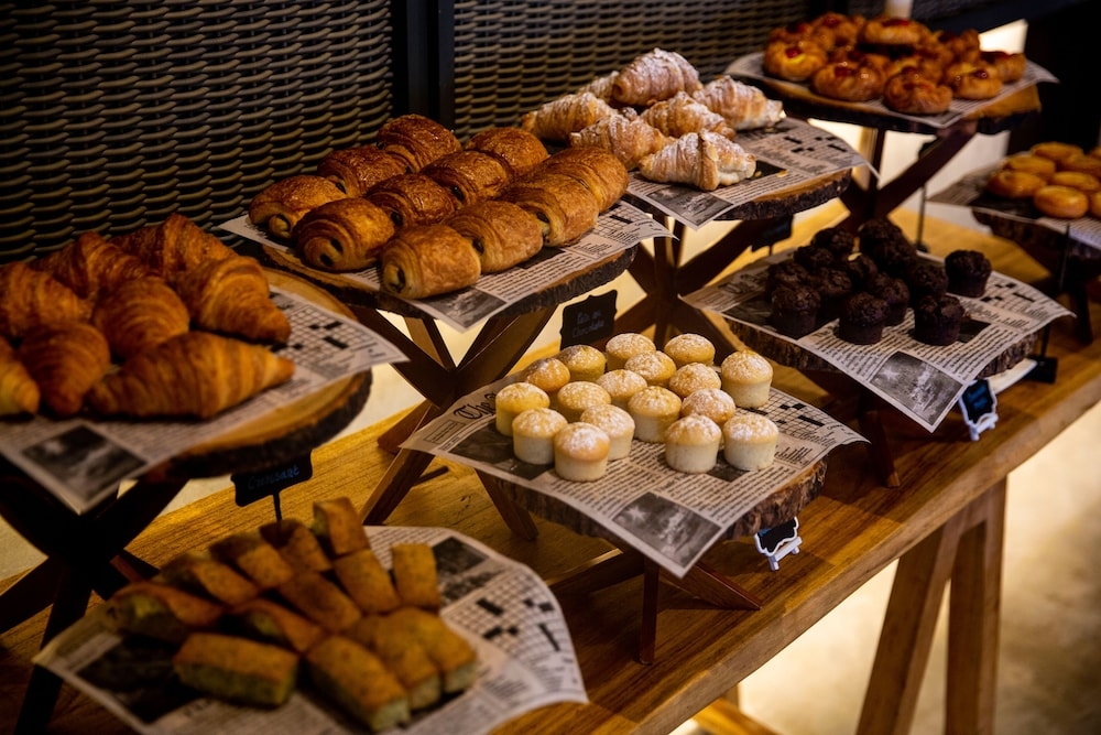 뷔페 아침 식사