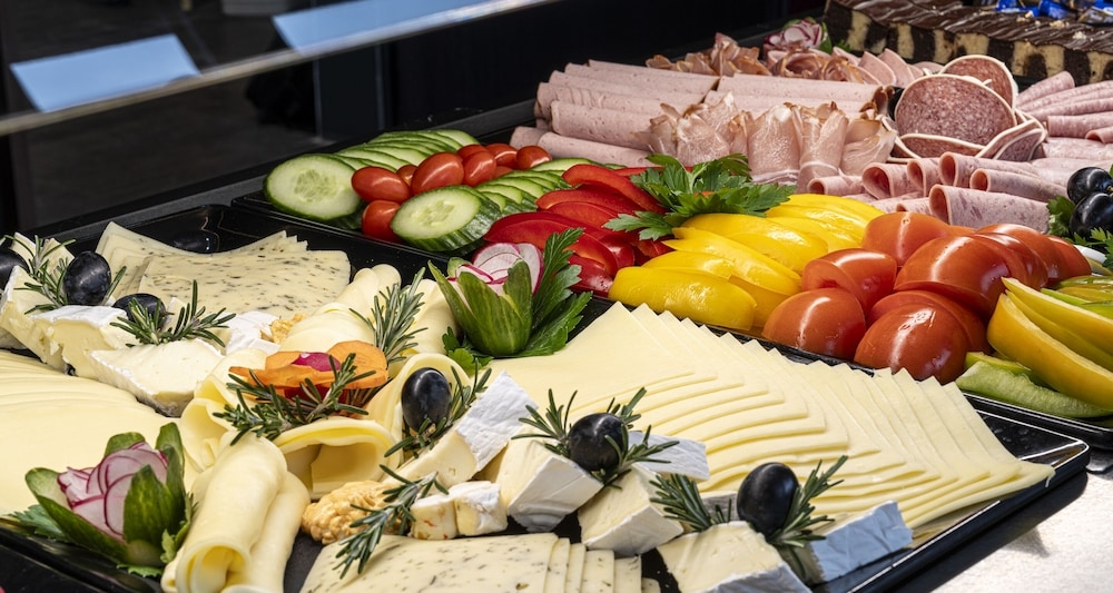 뷔페 아침 식사