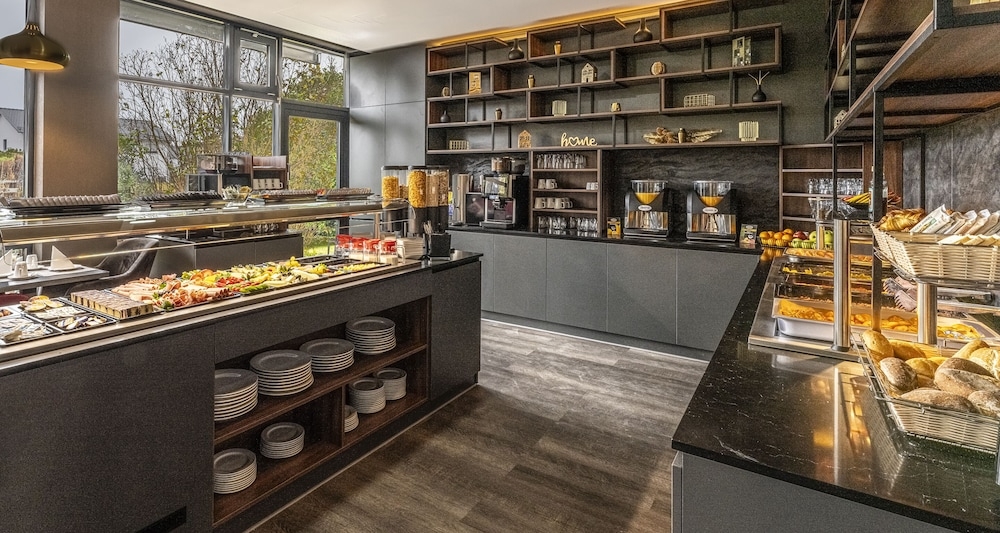 뷔페 아침 식사