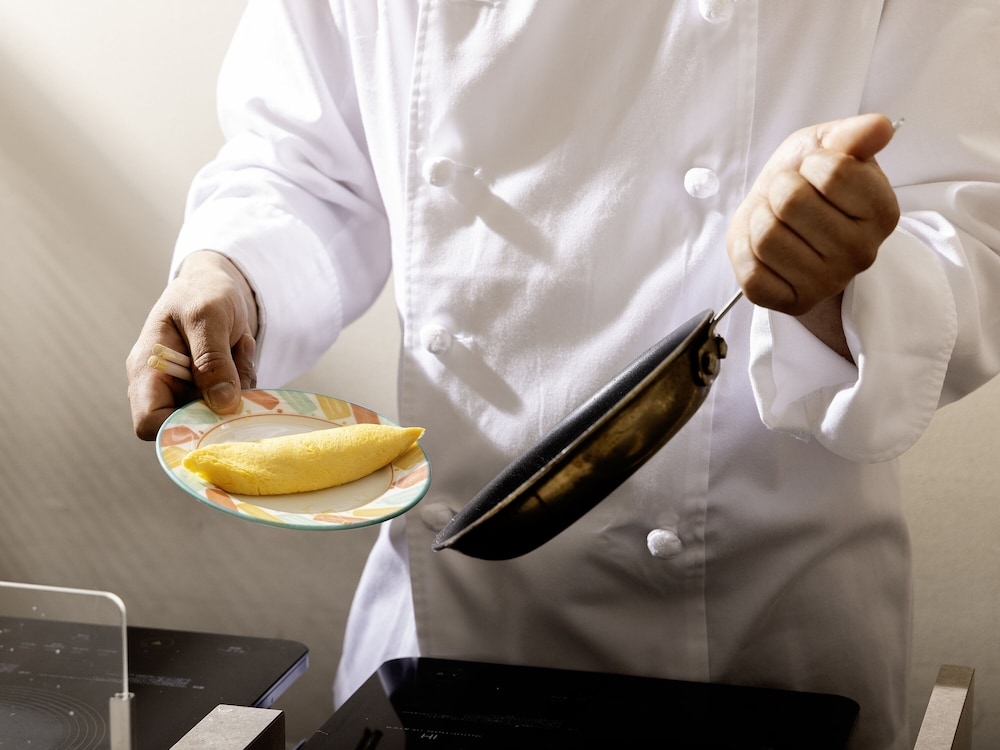 뷔페 아침 식사