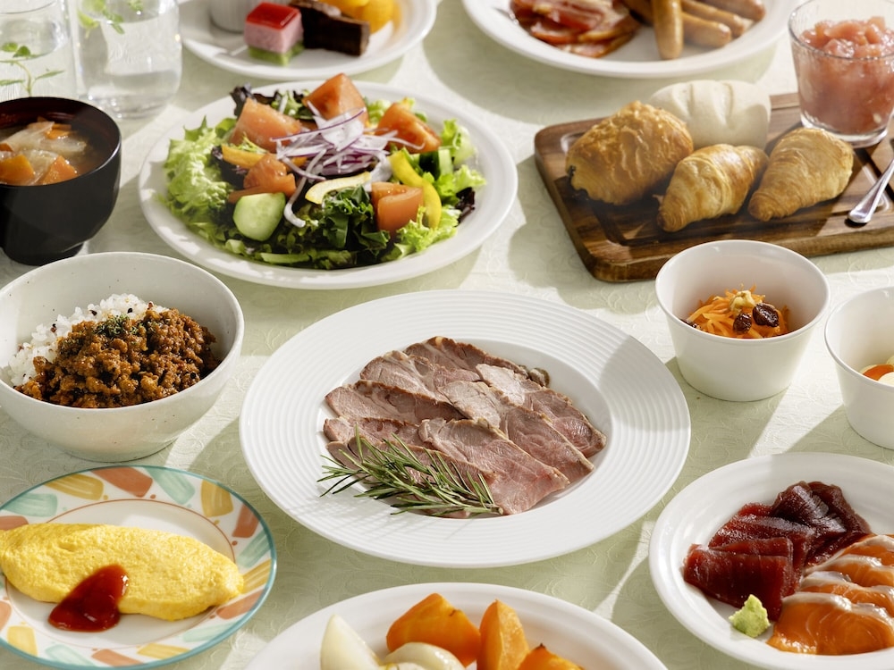 뷔페 아침 식사