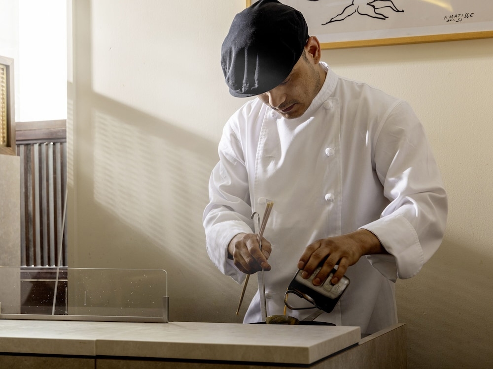 뷔페 아침 식사