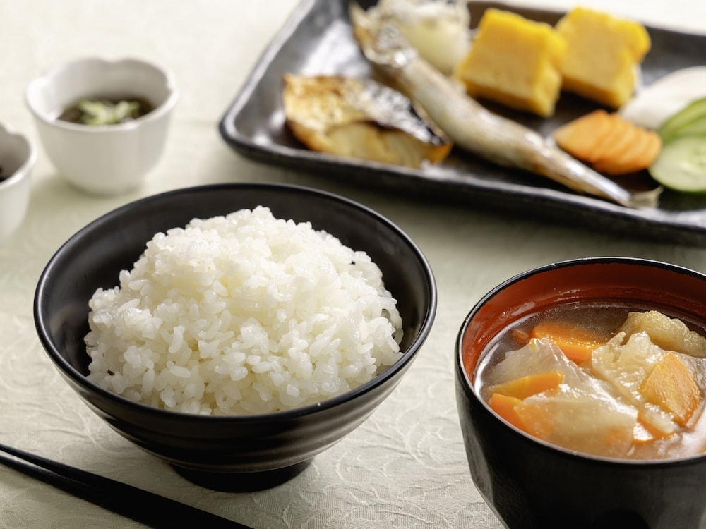 뷔페 아침 식사