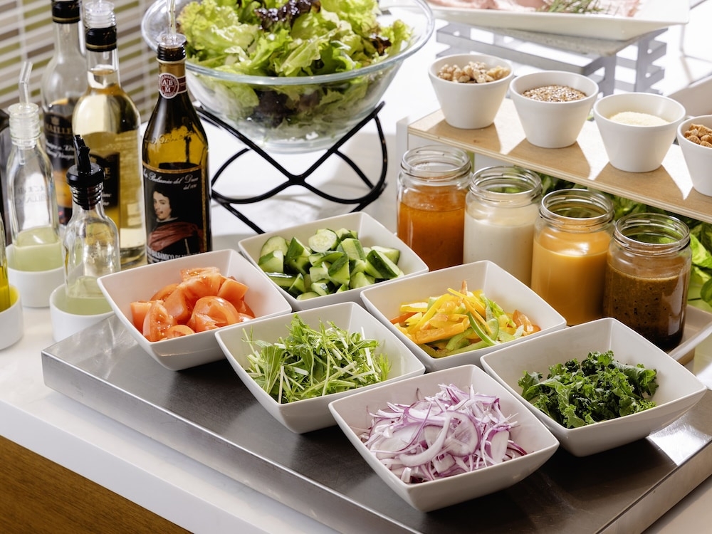 뷔페 아침 식사