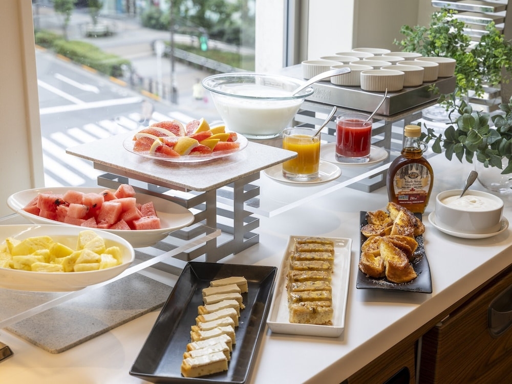 뷔페 아침 식사