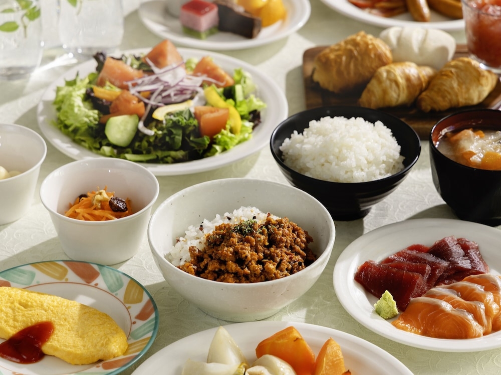 뷔페 아침 식사