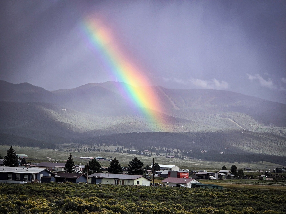 숙박 시설에서 보는 시내 전망