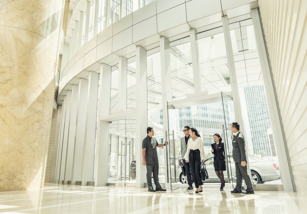 숙박 시설 입구