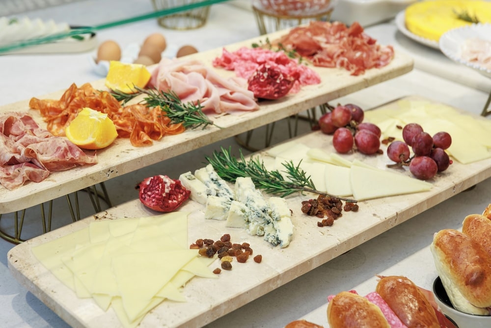 뷔페 아침 식사