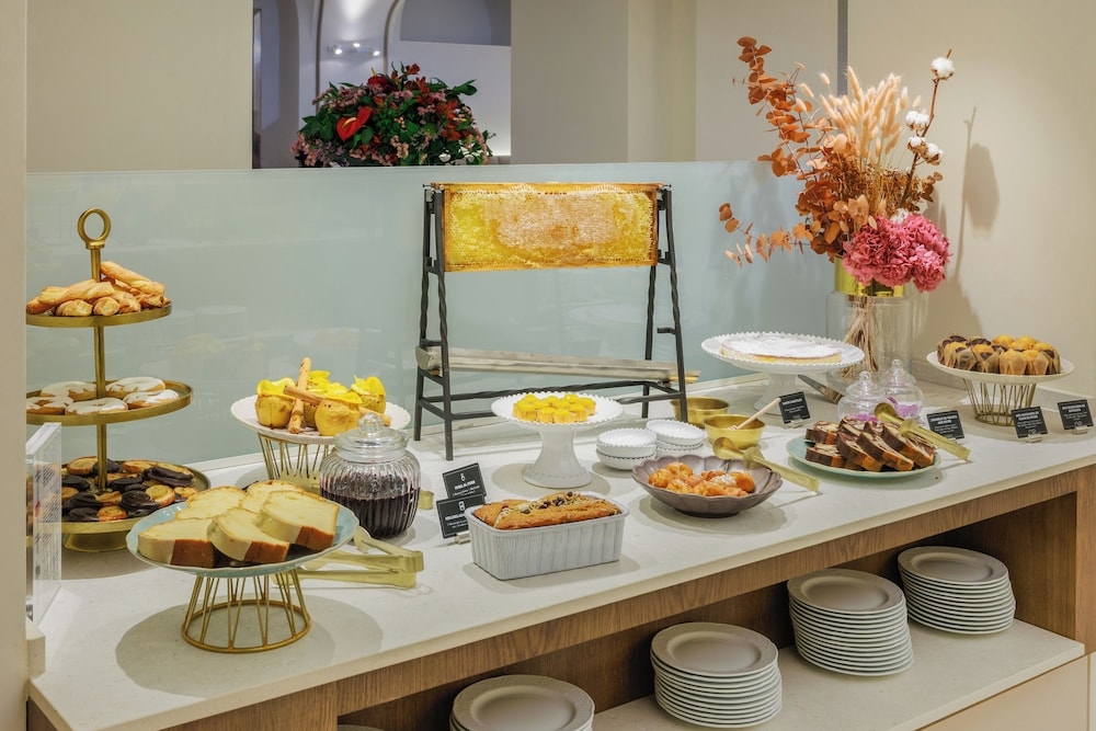 뷔페 아침 식사