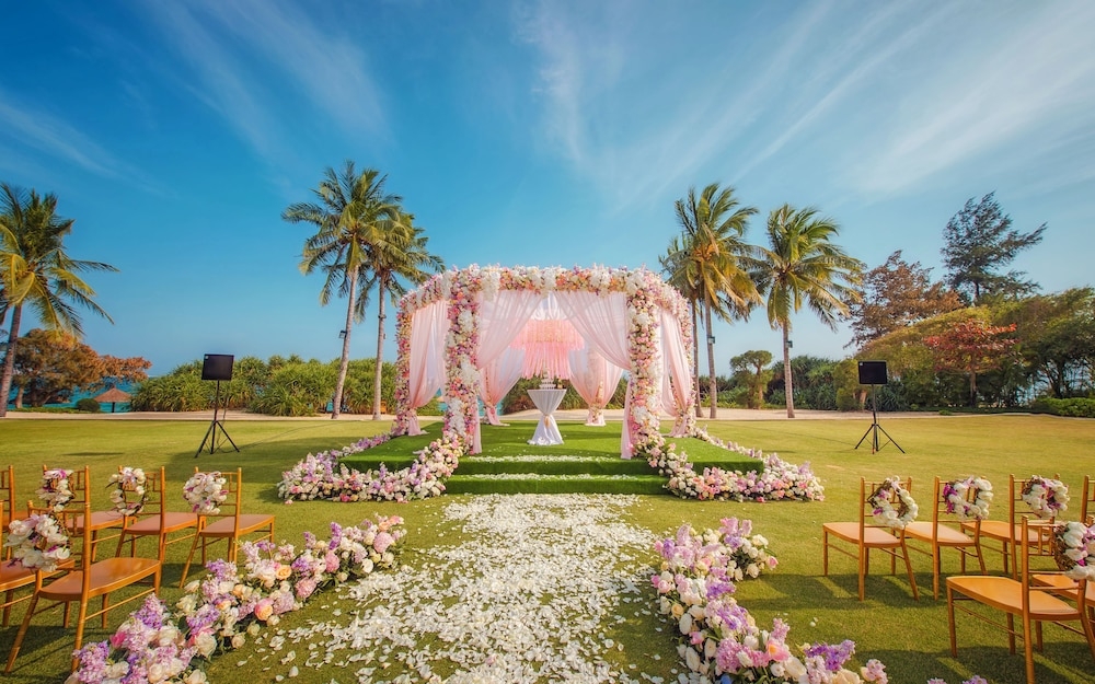 야외 결혼식 공간