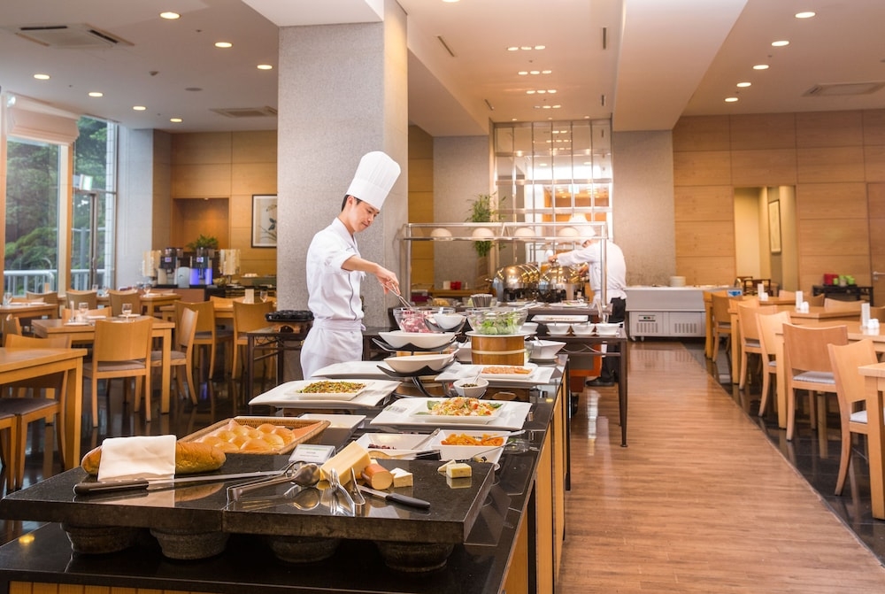 뷔페 아침 식사