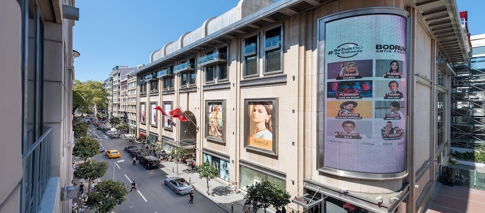 숙박 시설에서 보는 시내 전망