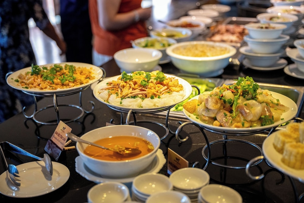 뷔페 아침 식사