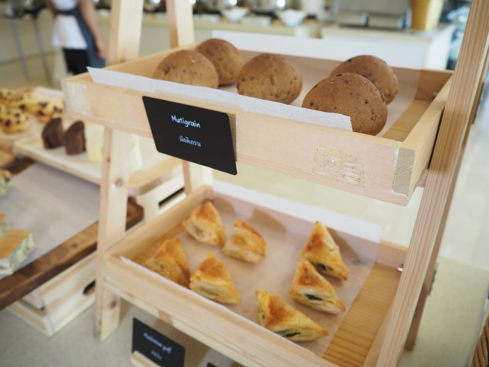 뷔페 아침 식사