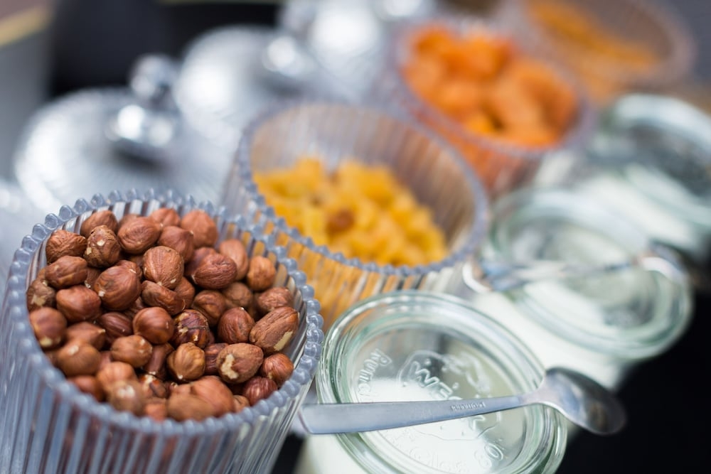 뷔페 아침 식사