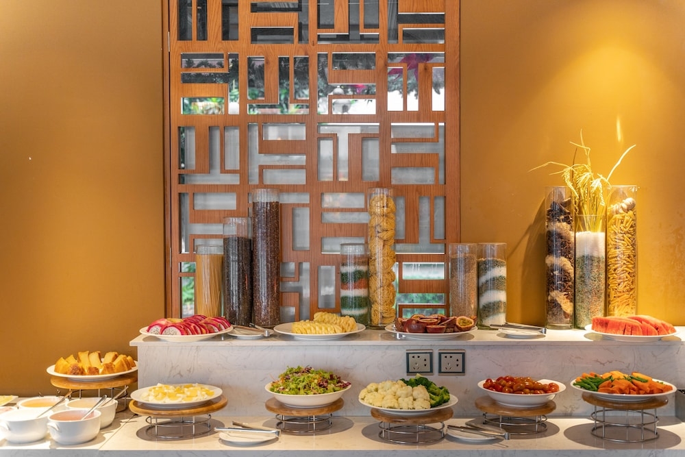 뷔페 아침 식사