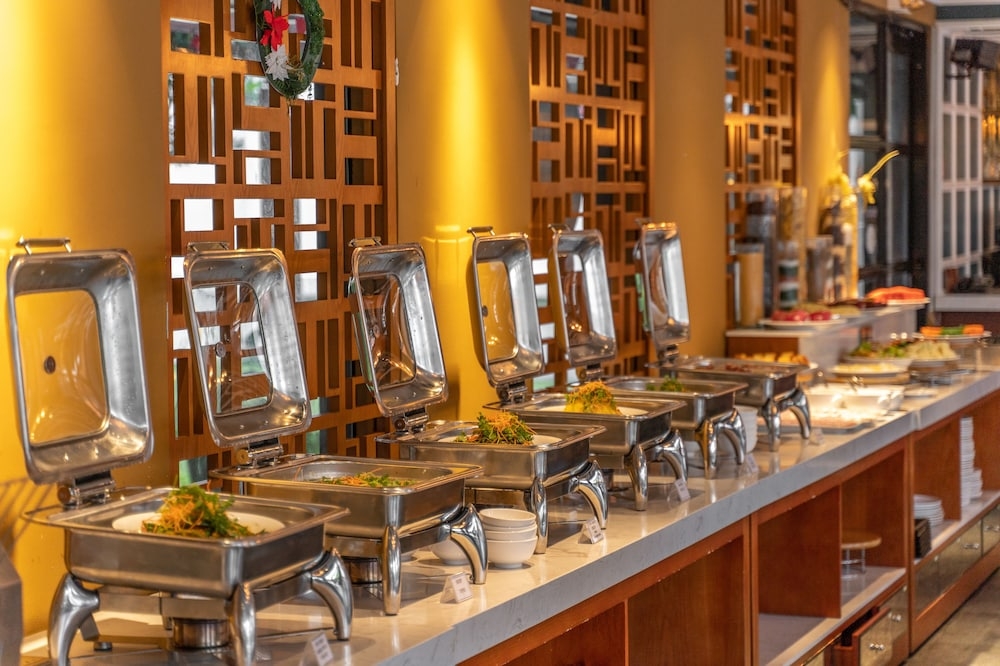 뷔페 아침 식사