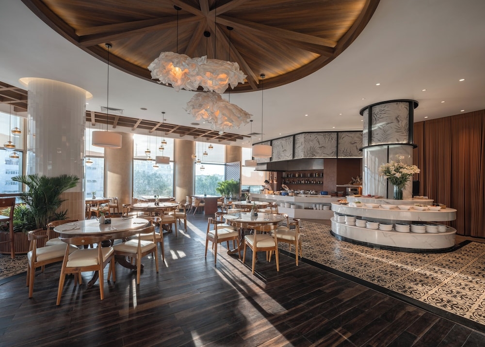 뷔페 아침 식사