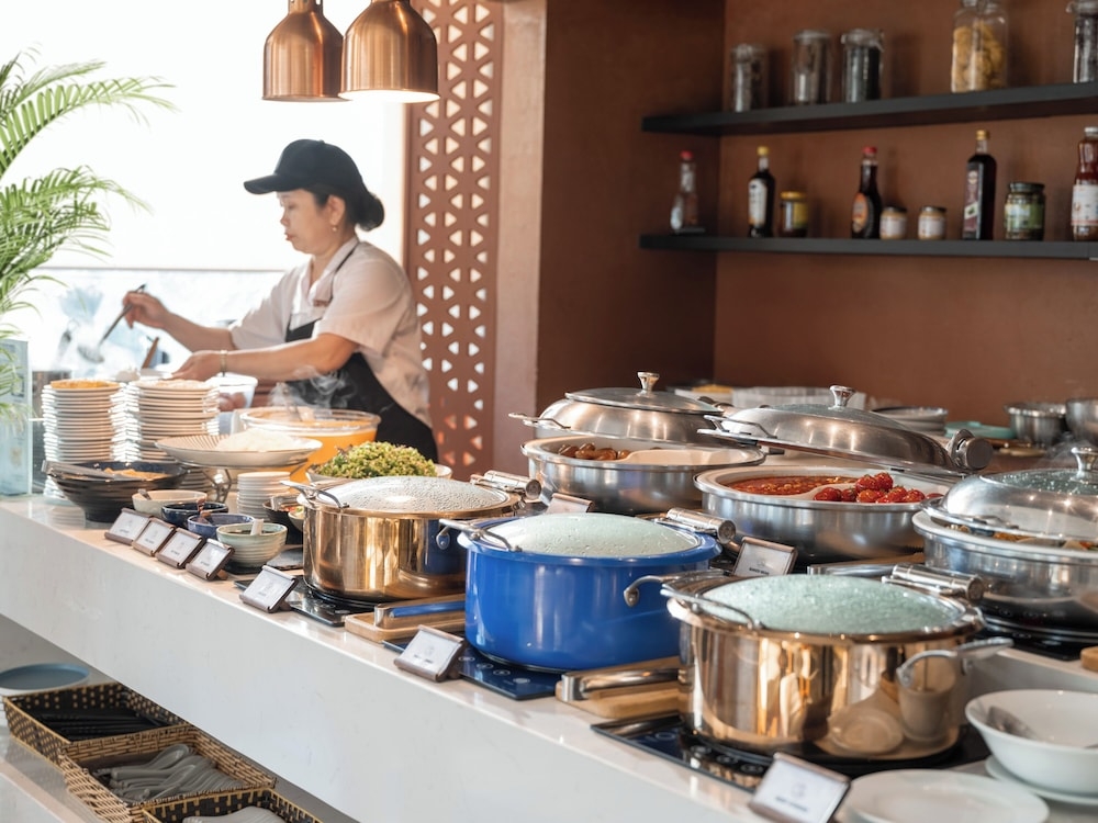 뷔페 아침 식사