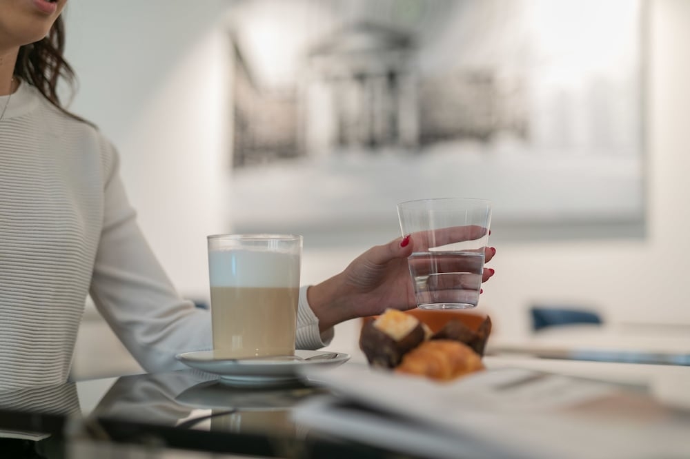 뷔페 아침 식사