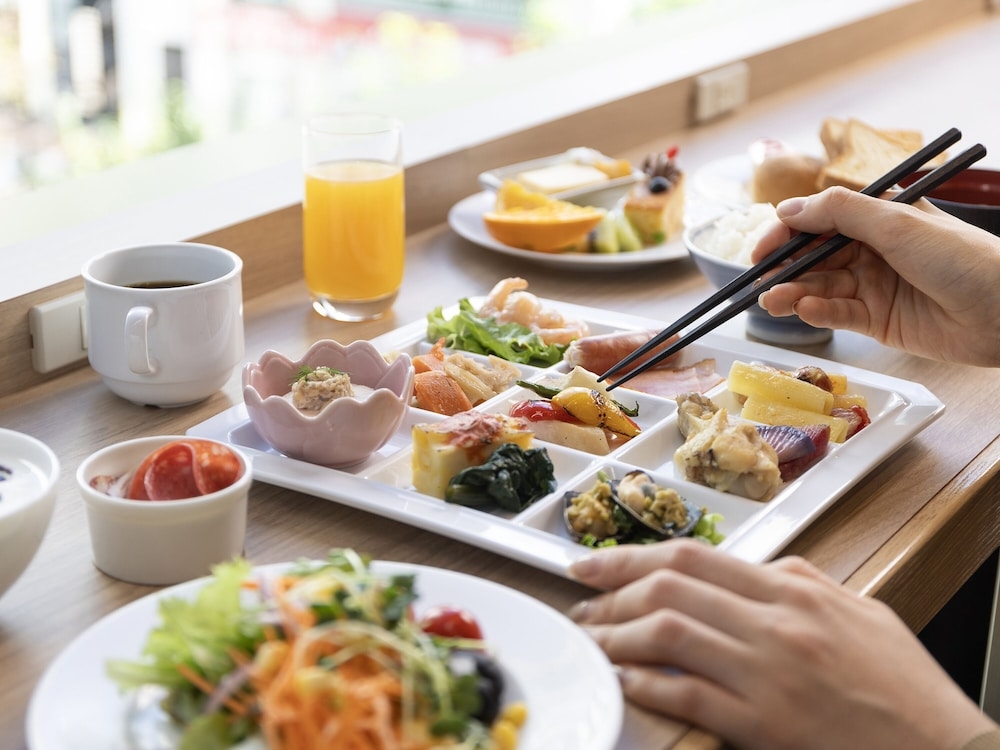 뷔페 아침 식사