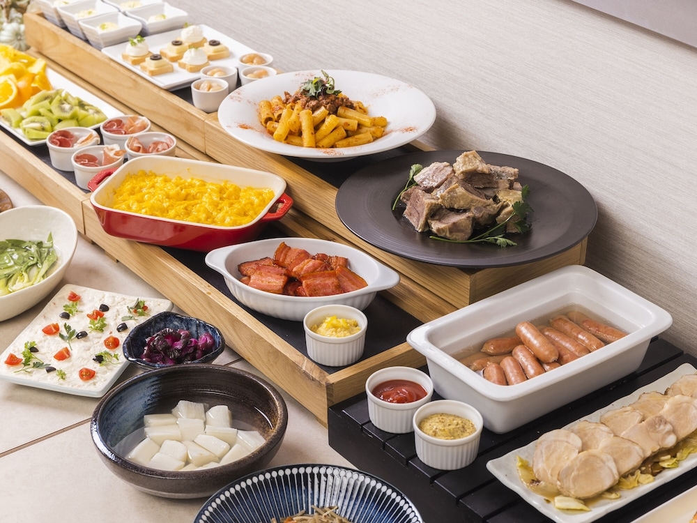 뷔페 아침 식사