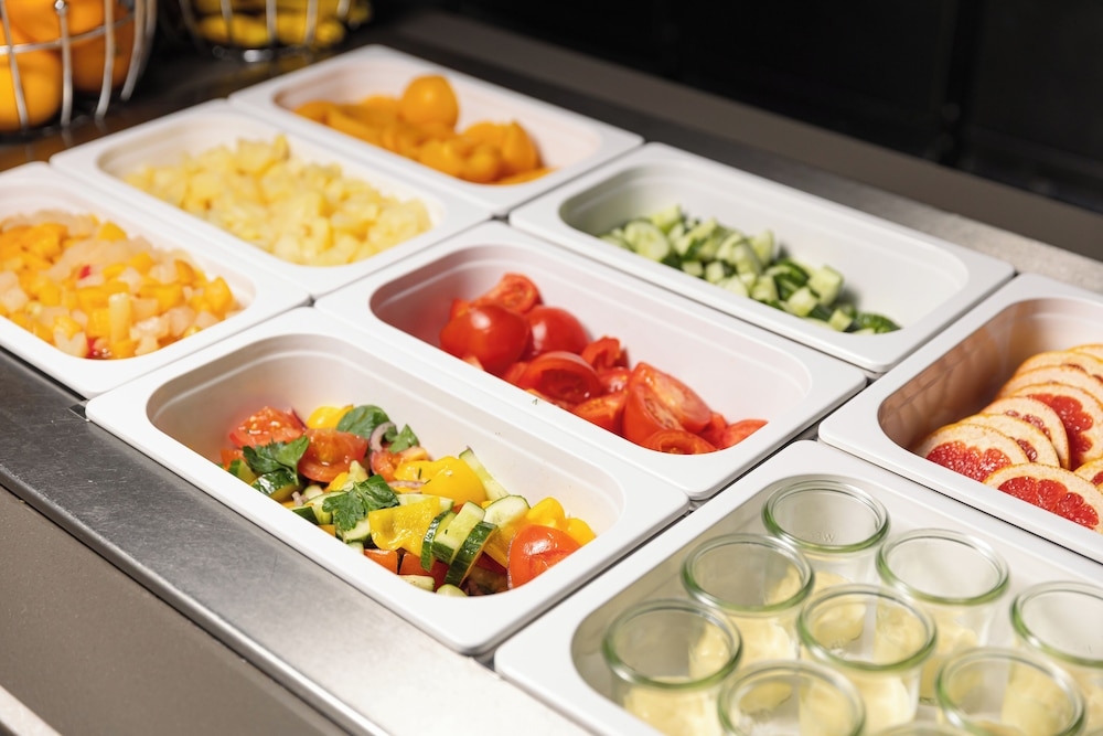 뷔페 아침 식사