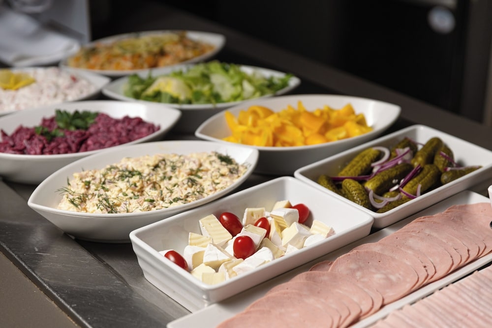 뷔페 아침 식사