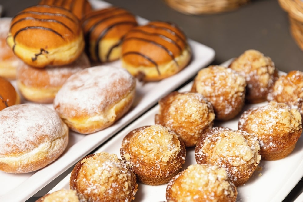 뷔페 아침 식사