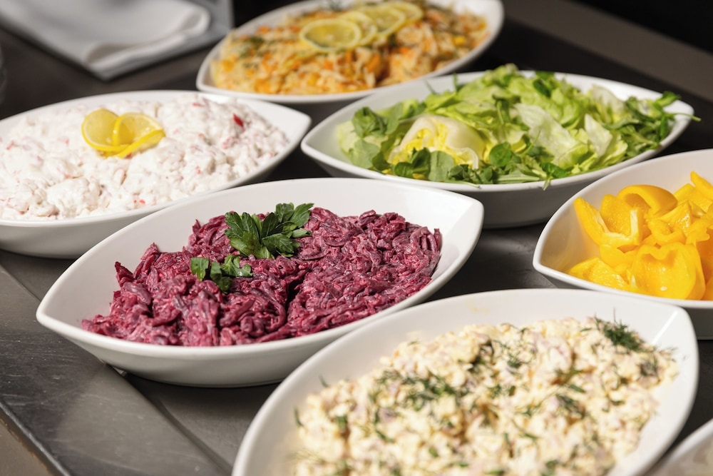 뷔페 아침 식사