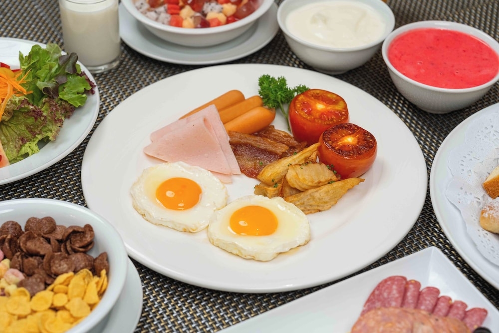 뷔페 아침 식사