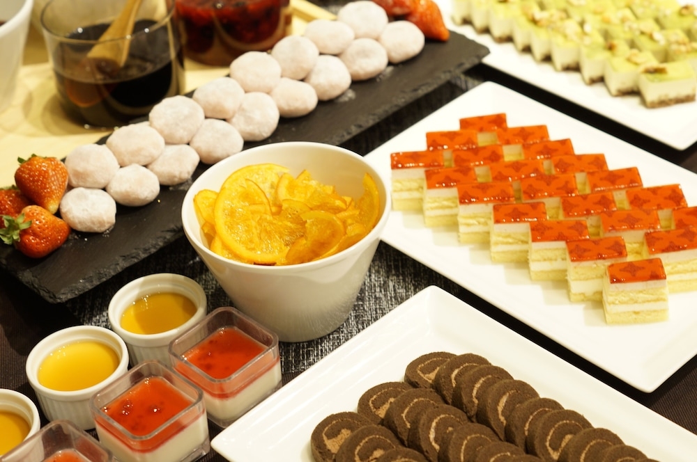 뷔페 아침 식사