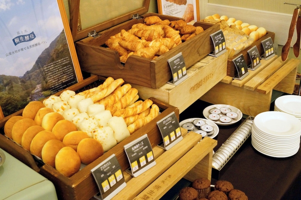 뷔페 아침 식사