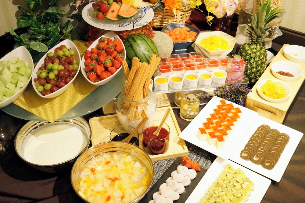 뷔페 아침 식사