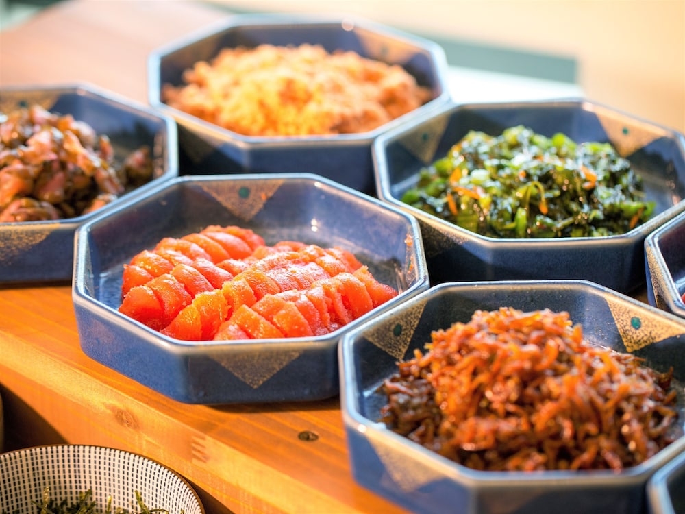 뷔페 아침 식사