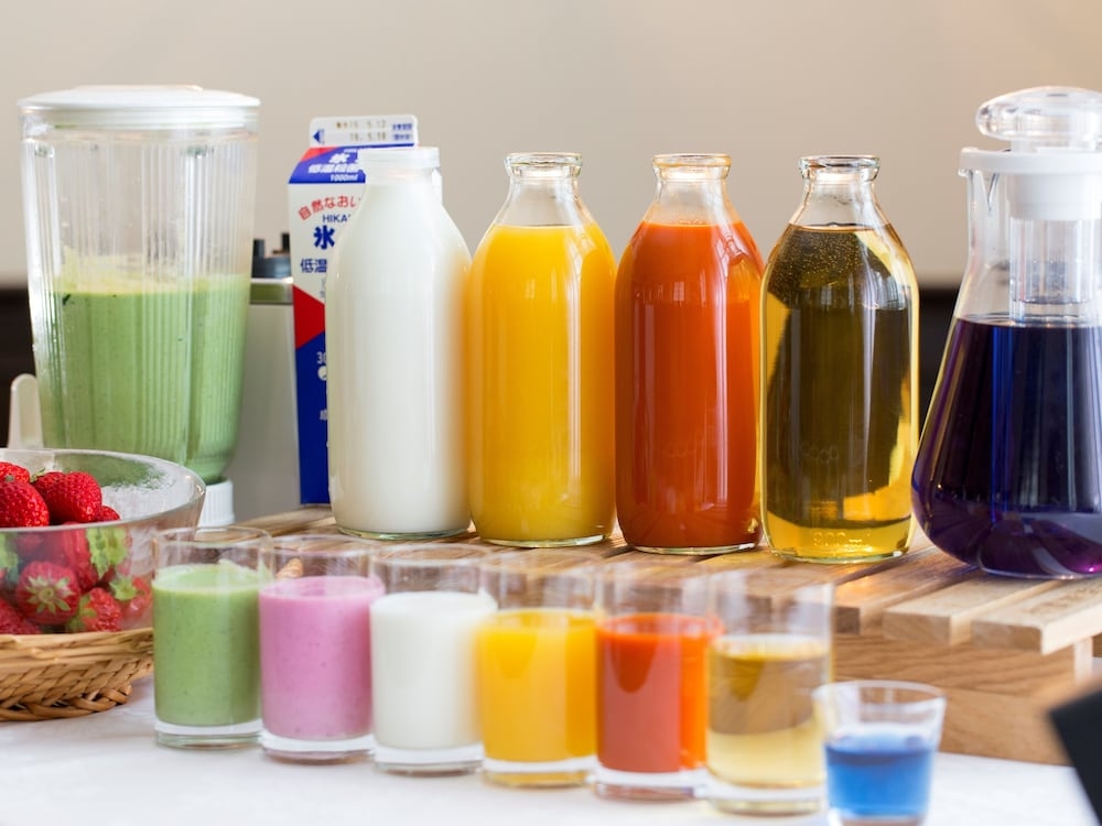 뷔페 아침 식사