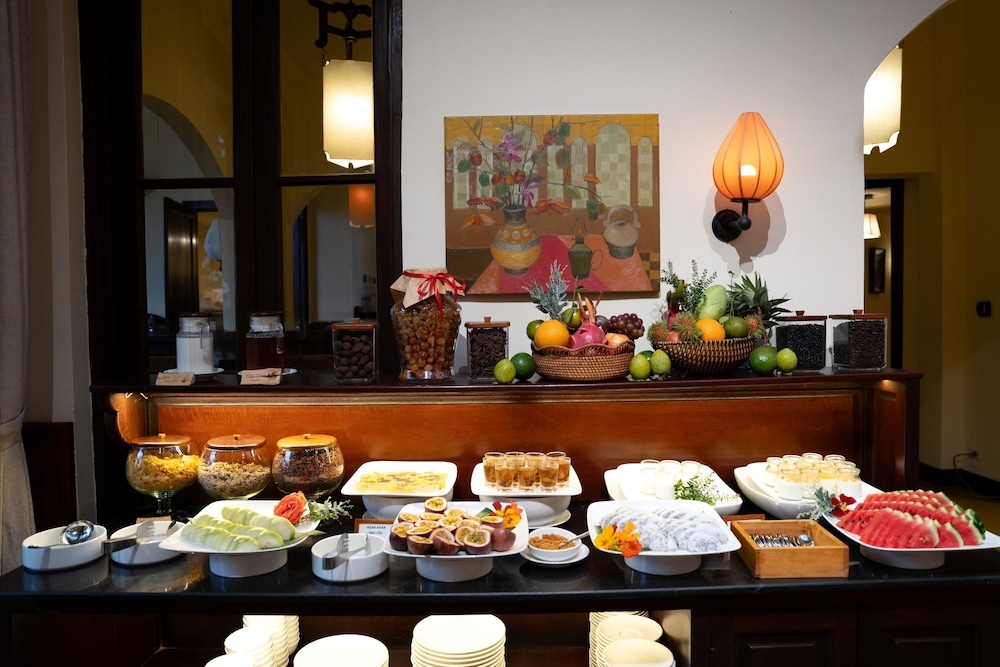 뷔페 아침 식사