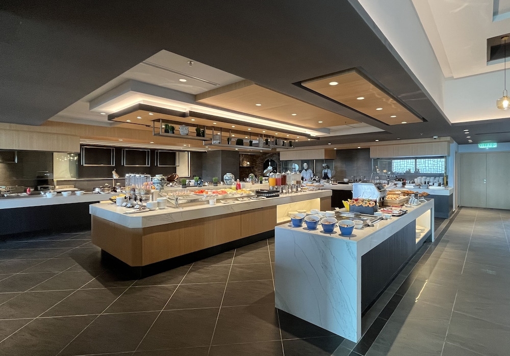 뷔페 아침 식사