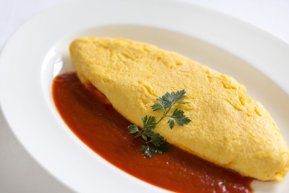 뷔페 아침 식사