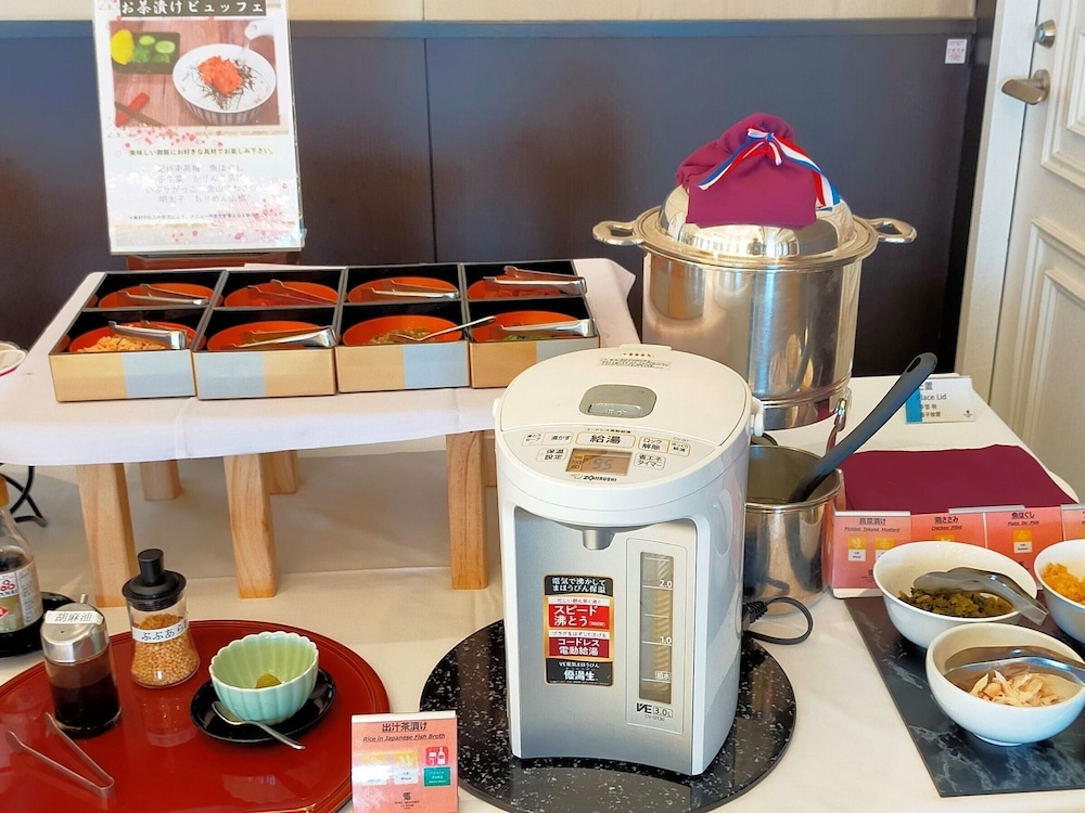 뷔페 아침 식사