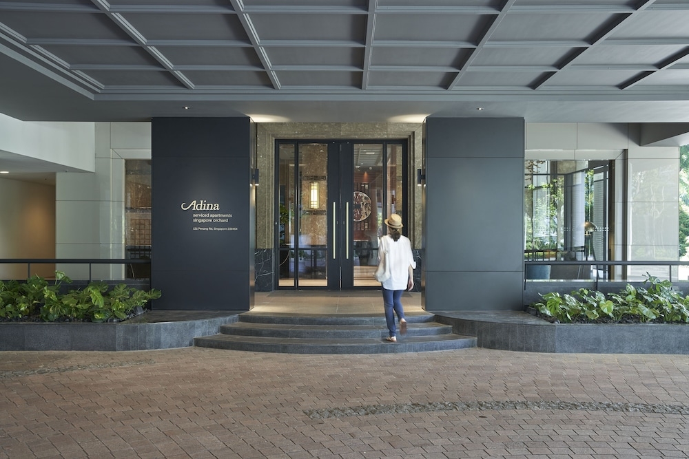 숙박 시설 입구