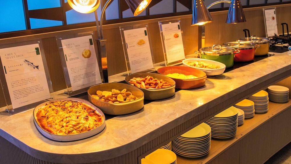 뷔페 아침 식사