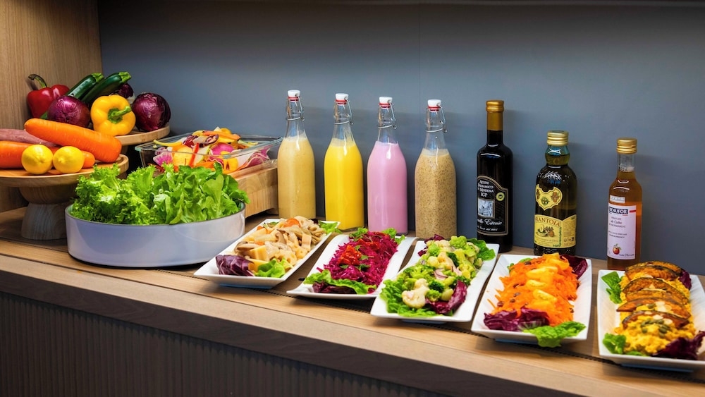 뷔페 아침 식사