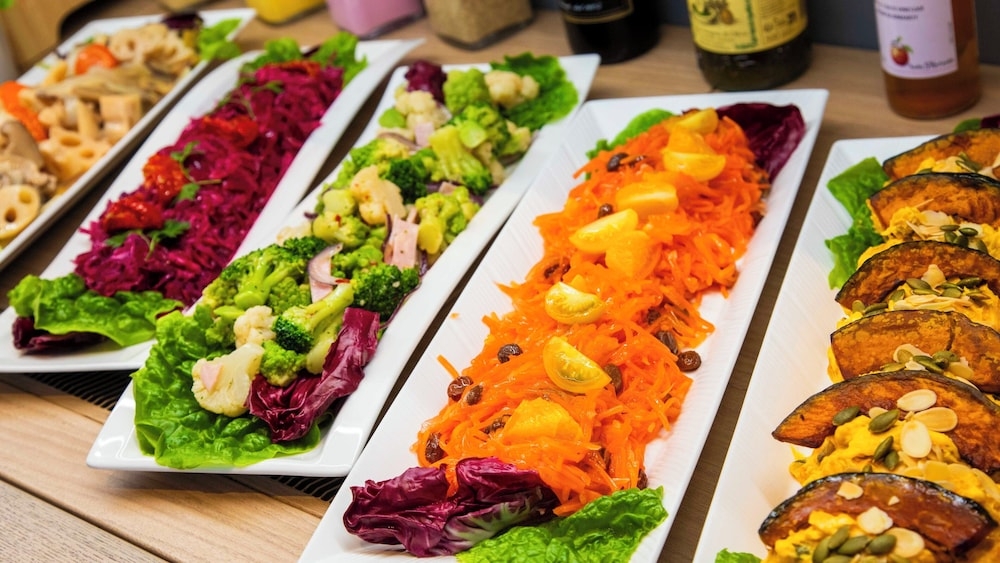 뷔페 아침 식사