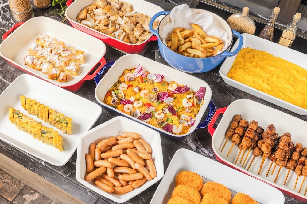 뷔페 아침 식사