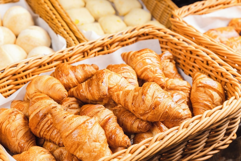 뷔페 아침 식사